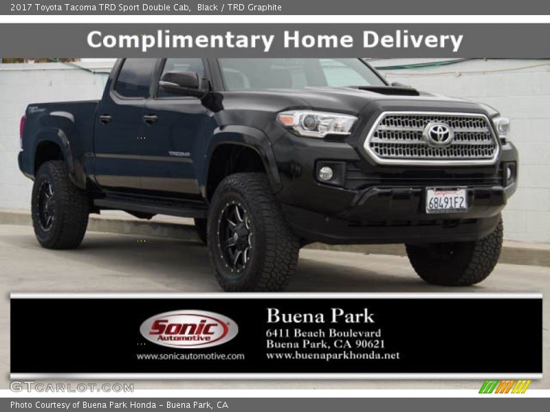 Black / TRD Graphite 2017 Toyota Tacoma TRD Sport Double Cab