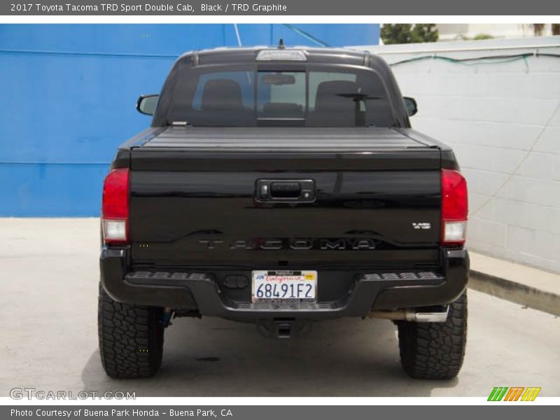 Black / TRD Graphite 2017 Toyota Tacoma TRD Sport Double Cab