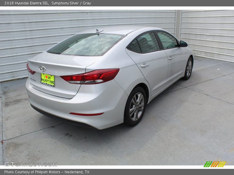 Symphony Silver / Gray 2018 Hyundai Elantra SEL