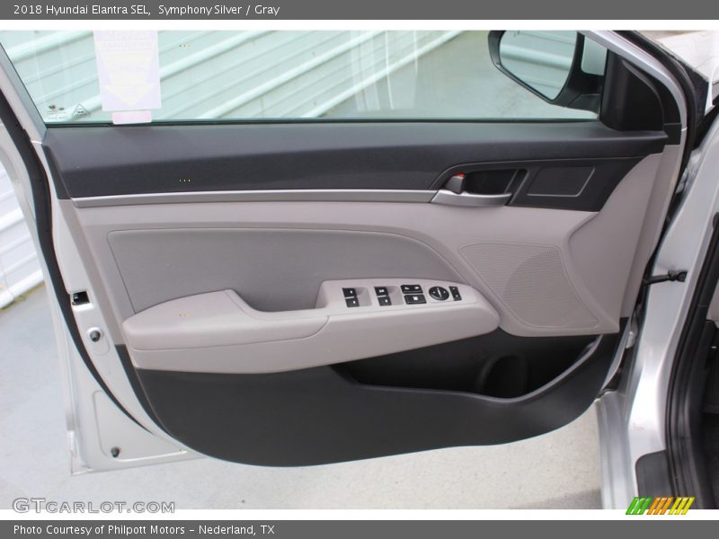 Symphony Silver / Gray 2018 Hyundai Elantra SEL