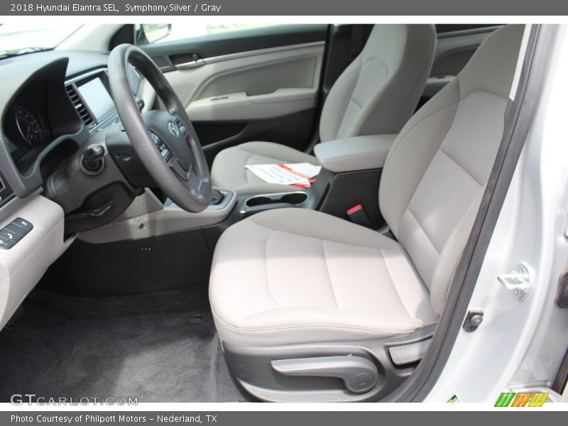 Symphony Silver / Gray 2018 Hyundai Elantra SEL