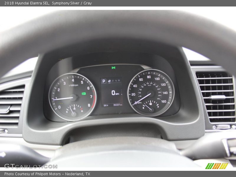 Symphony Silver / Gray 2018 Hyundai Elantra SEL
