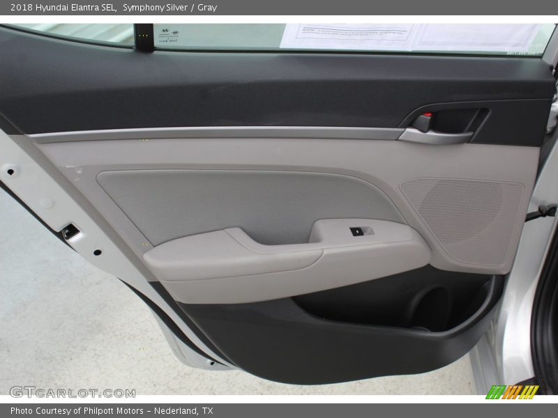 Symphony Silver / Gray 2018 Hyundai Elantra SEL
