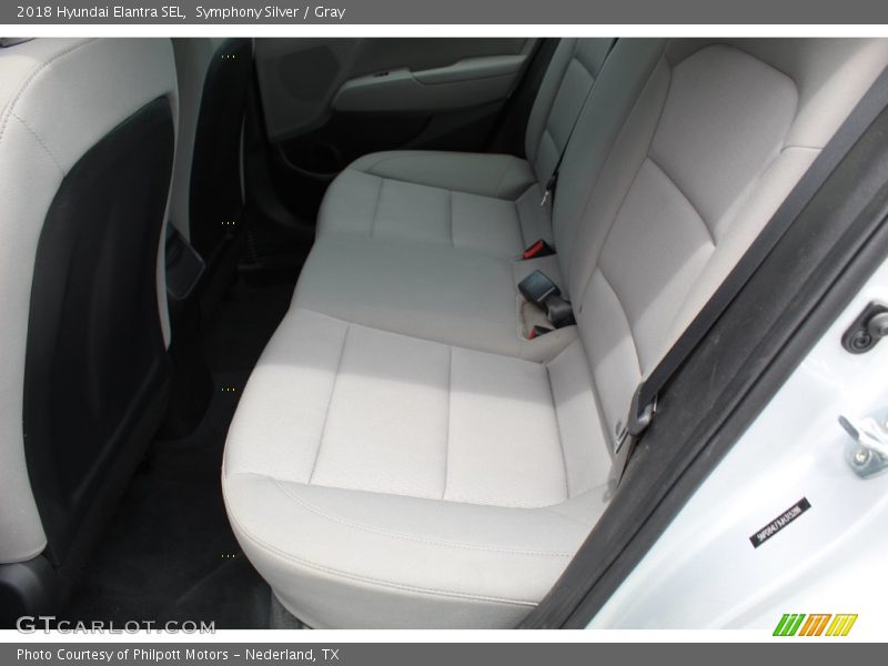 Symphony Silver / Gray 2018 Hyundai Elantra SEL