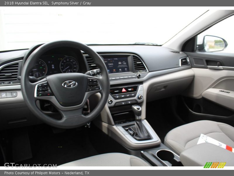 Symphony Silver / Gray 2018 Hyundai Elantra SEL