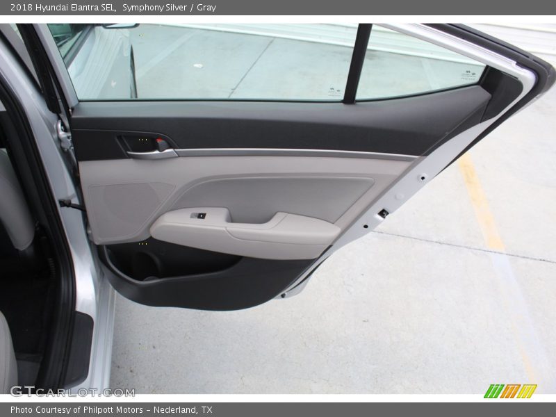 Symphony Silver / Gray 2018 Hyundai Elantra SEL