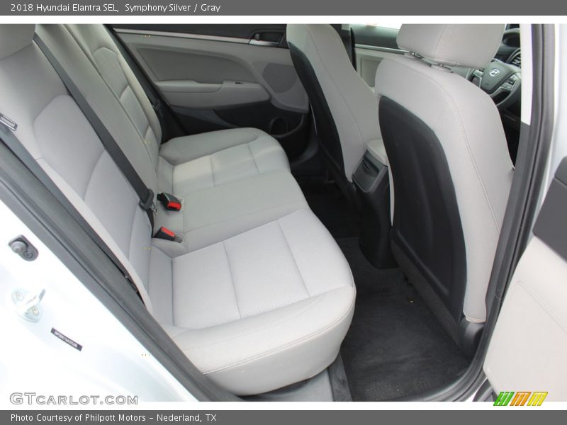 Symphony Silver / Gray 2018 Hyundai Elantra SEL
