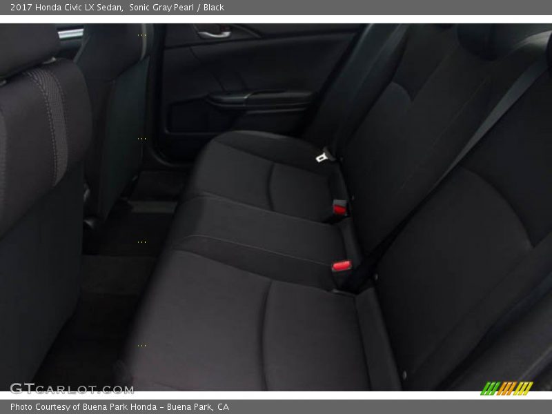 Sonic Gray Pearl / Black 2017 Honda Civic LX Sedan