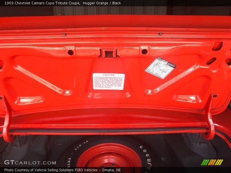 Hugger Orange / Black 1969 Chevrolet Camaro Copo Tribute Coupe