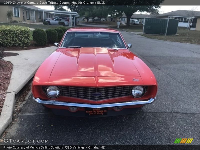 Hugger Orange / Black 1969 Chevrolet Camaro Copo Tribute Coupe