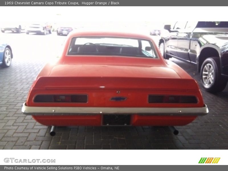 Hugger Orange / Black 1969 Chevrolet Camaro Copo Tribute Coupe