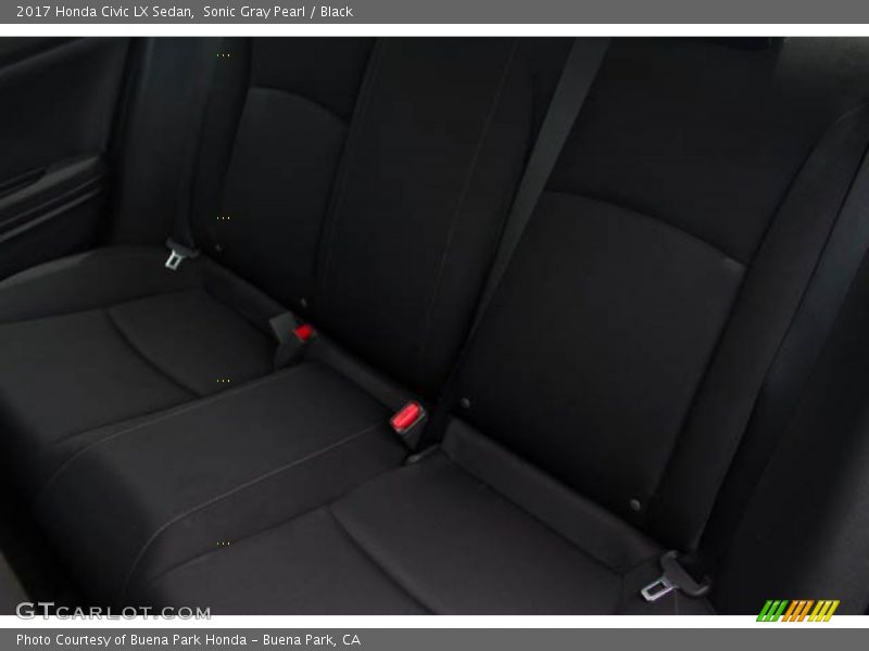 Sonic Gray Pearl / Black 2017 Honda Civic LX Sedan