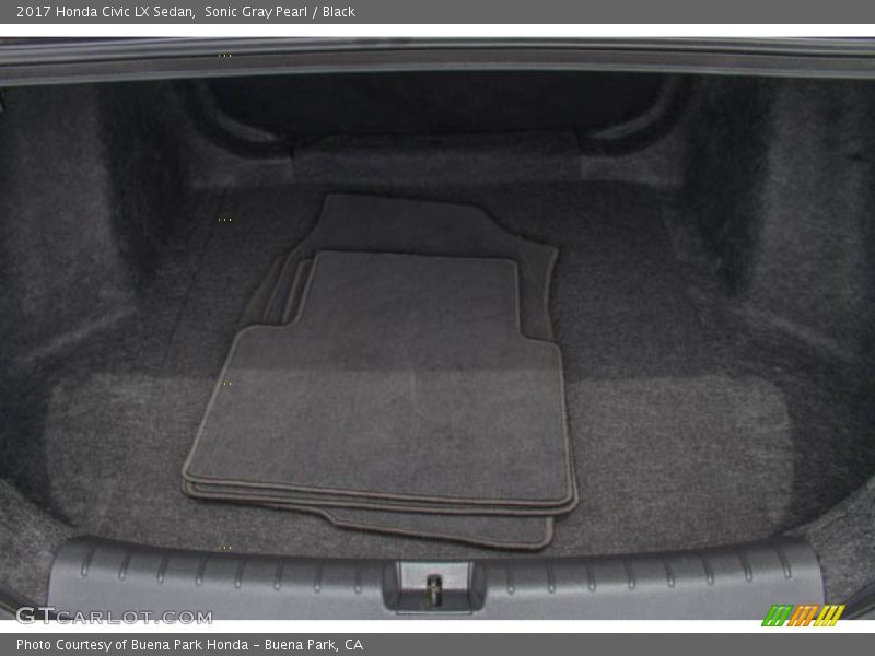 Sonic Gray Pearl / Black 2017 Honda Civic LX Sedan