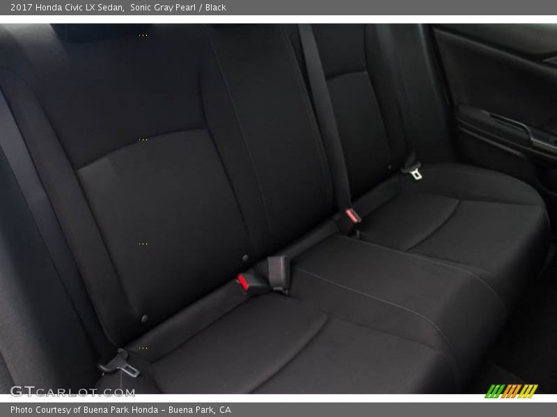 Sonic Gray Pearl / Black 2017 Honda Civic LX Sedan
