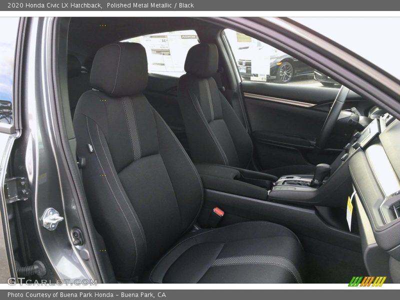 Polished Metal Metallic / Black 2020 Honda Civic LX Hatchback
