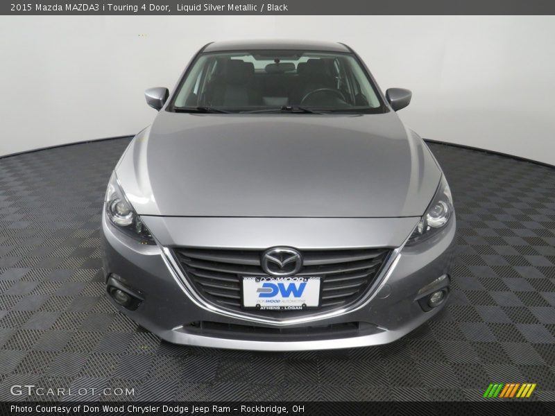 Liquid Silver Metallic / Black 2015 Mazda MAZDA3 i Touring 4 Door