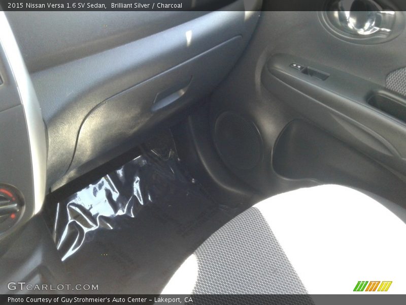 Brilliant Silver / Charcoal 2015 Nissan Versa 1.6 SV Sedan