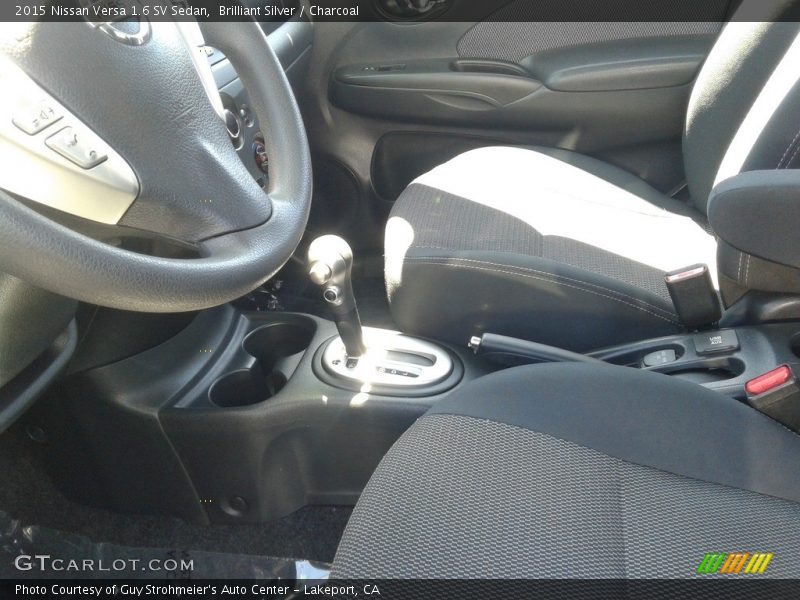 Brilliant Silver / Charcoal 2015 Nissan Versa 1.6 SV Sedan