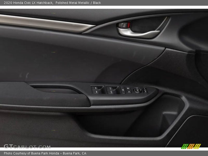 Polished Metal Metallic / Black 2020 Honda Civic LX Hatchback