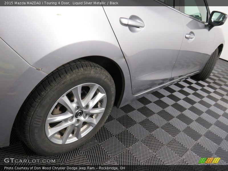 Liquid Silver Metallic / Black 2015 Mazda MAZDA3 i Touring 4 Door