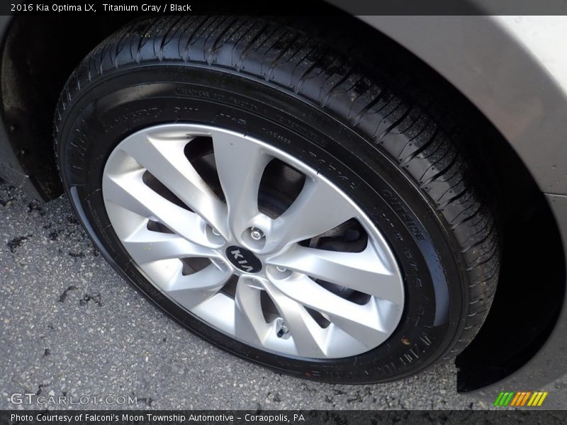 Titanium Gray / Black 2016 Kia Optima LX