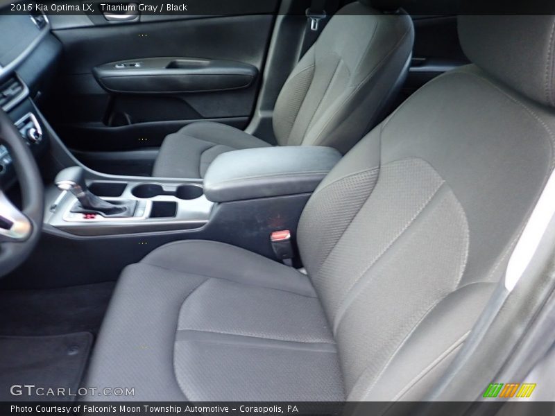 Titanium Gray / Black 2016 Kia Optima LX