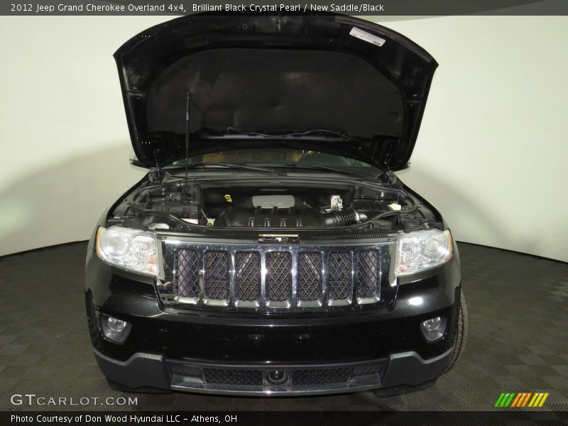 Brilliant Black Crystal Pearl / New Saddle/Black 2012 Jeep Grand Cherokee Overland 4x4