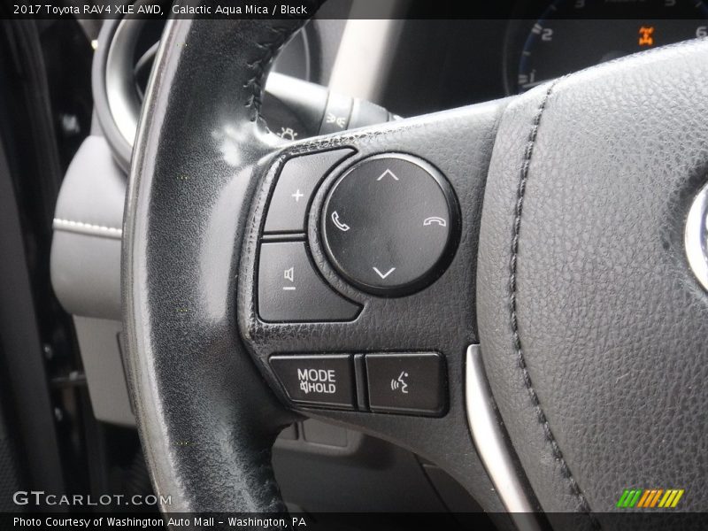 Galactic Aqua Mica / Black 2017 Toyota RAV4 XLE AWD