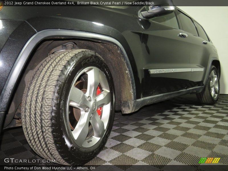 Brilliant Black Crystal Pearl / New Saddle/Black 2012 Jeep Grand Cherokee Overland 4x4