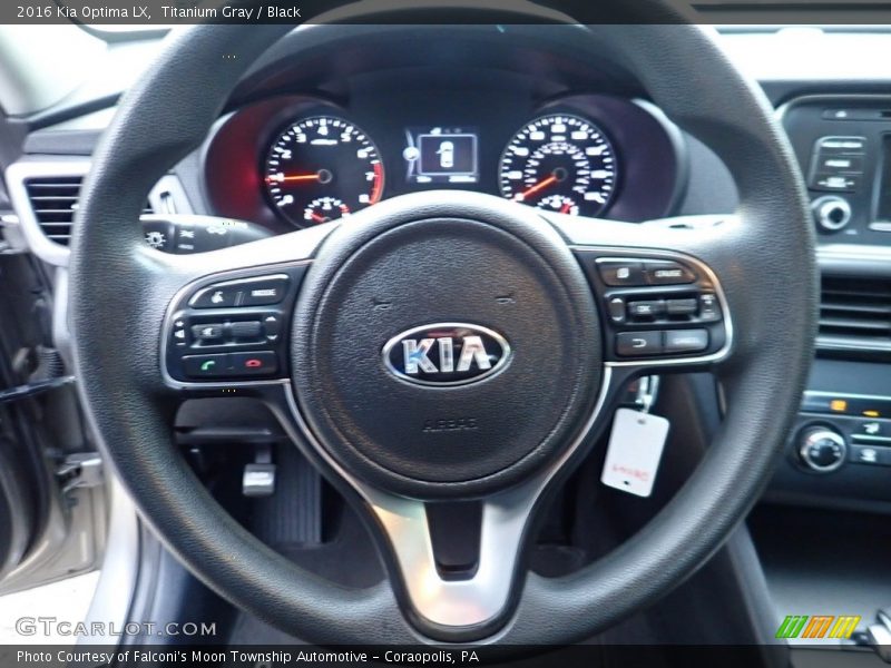 Titanium Gray / Black 2016 Kia Optima LX