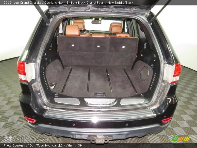 Brilliant Black Crystal Pearl / New Saddle/Black 2012 Jeep Grand Cherokee Overland 4x4