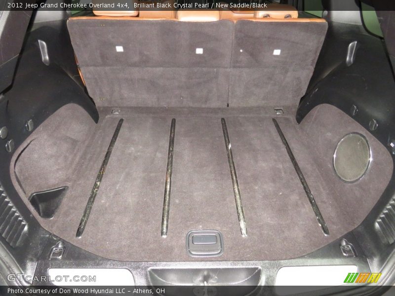 Brilliant Black Crystal Pearl / New Saddle/Black 2012 Jeep Grand Cherokee Overland 4x4