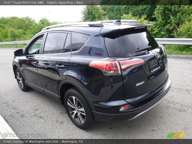 Galactic Aqua Mica / Black 2017 Toyota RAV4 XLE AWD