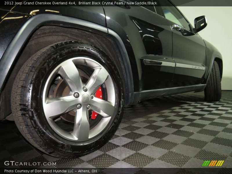 Brilliant Black Crystal Pearl / New Saddle/Black 2012 Jeep Grand Cherokee Overland 4x4