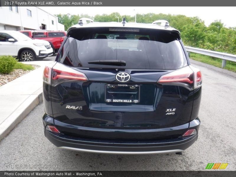 Galactic Aqua Mica / Black 2017 Toyota RAV4 XLE AWD