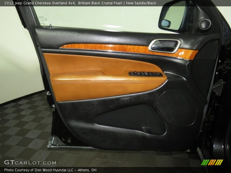 Brilliant Black Crystal Pearl / New Saddle/Black 2012 Jeep Grand Cherokee Overland 4x4