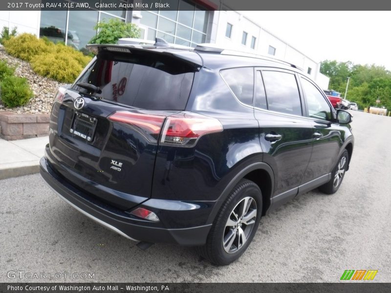 Galactic Aqua Mica / Black 2017 Toyota RAV4 XLE AWD