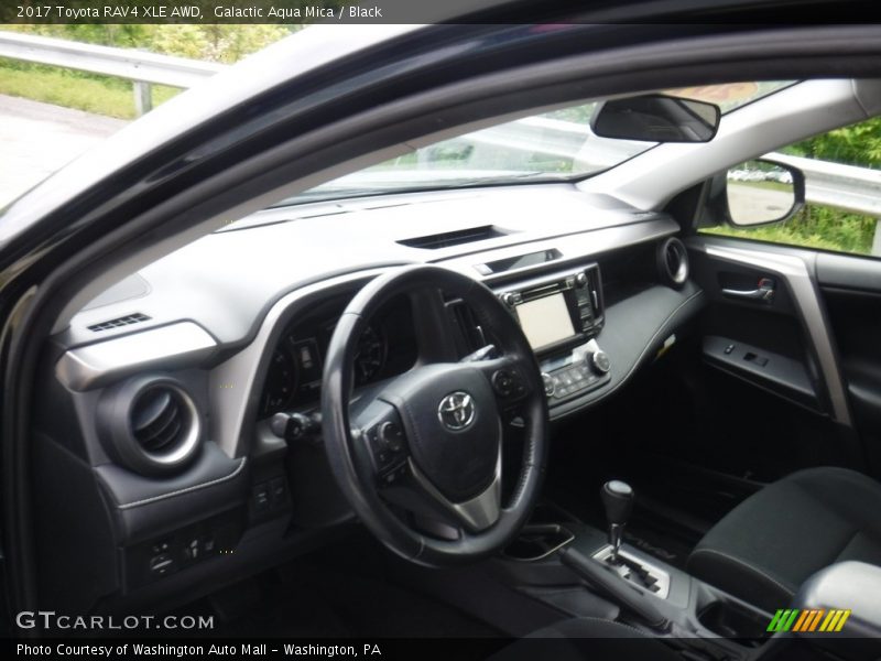 Galactic Aqua Mica / Black 2017 Toyota RAV4 XLE AWD