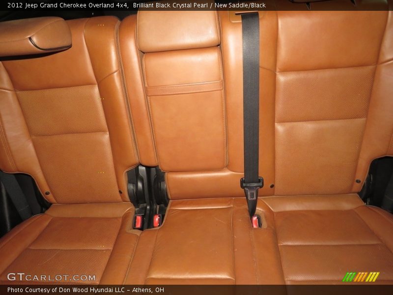 Brilliant Black Crystal Pearl / New Saddle/Black 2012 Jeep Grand Cherokee Overland 4x4