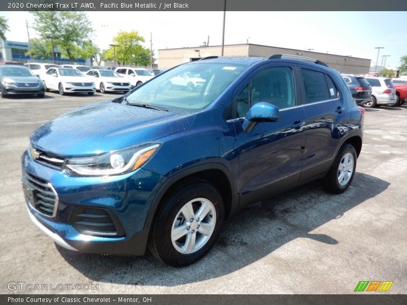 Pacific Blue Metallic / Jet Black 2020 Chevrolet Trax LT AWD