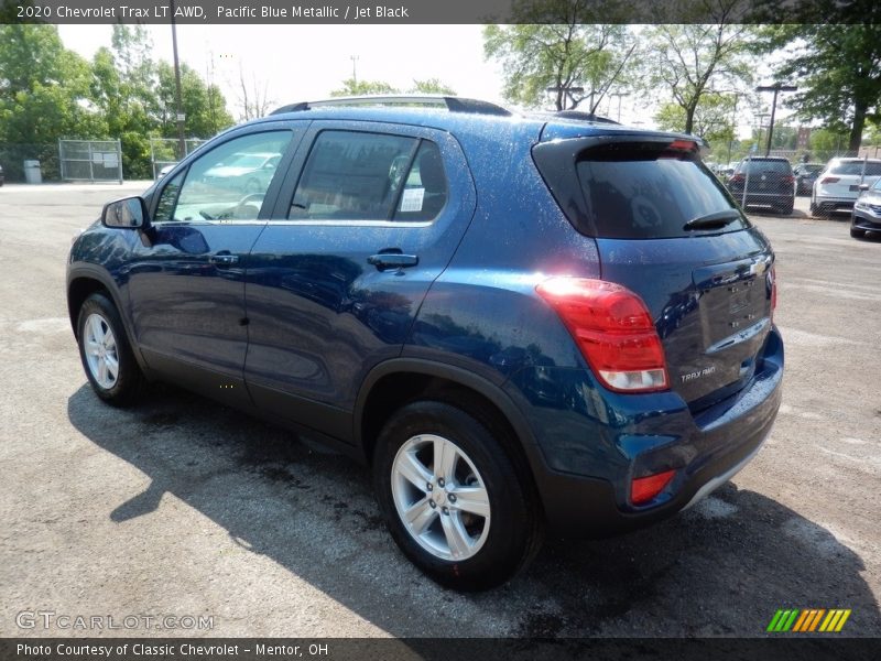 Pacific Blue Metallic / Jet Black 2020 Chevrolet Trax LT AWD