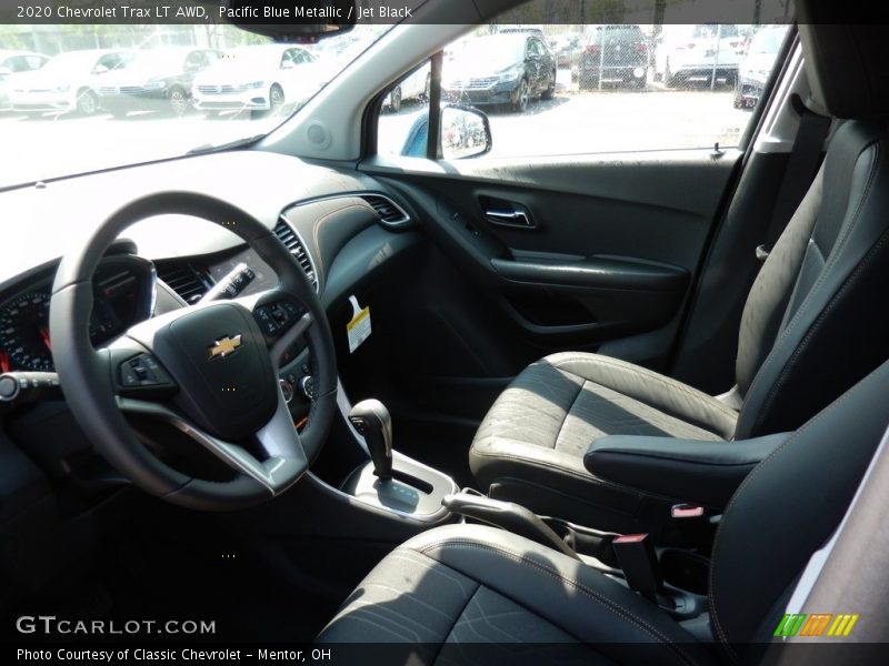 Pacific Blue Metallic / Jet Black 2020 Chevrolet Trax LT AWD