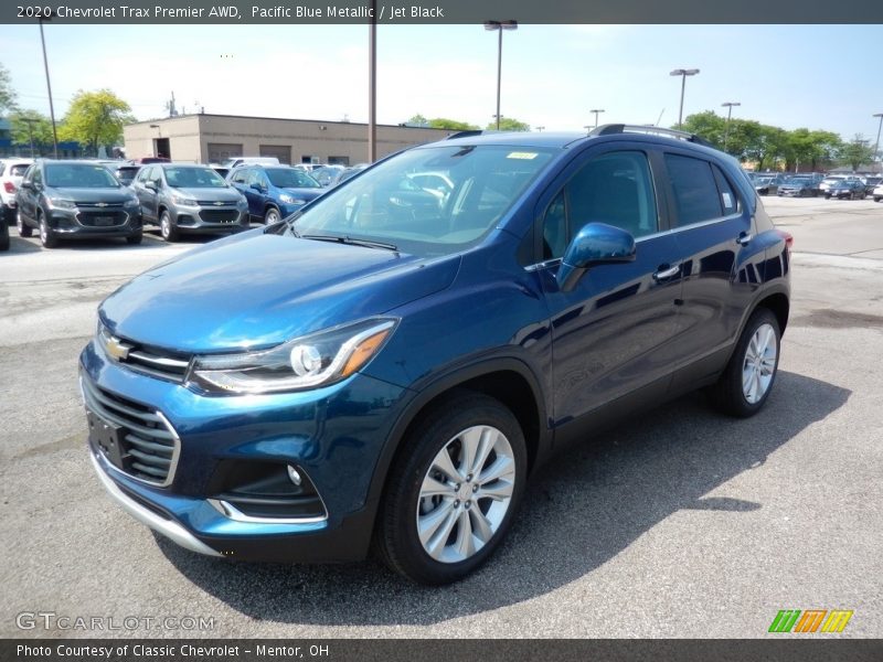 Pacific Blue Metallic / Jet Black 2020 Chevrolet Trax Premier AWD