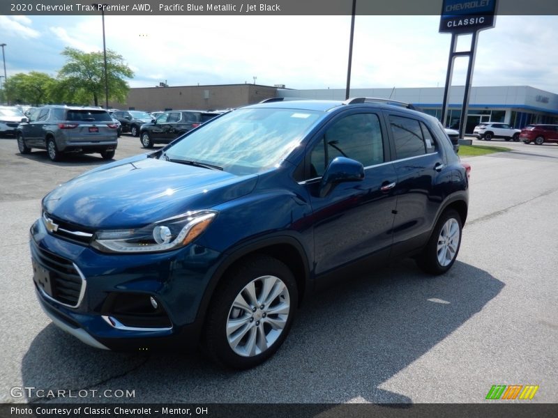 Pacific Blue Metallic / Jet Black 2020 Chevrolet Trax Premier AWD