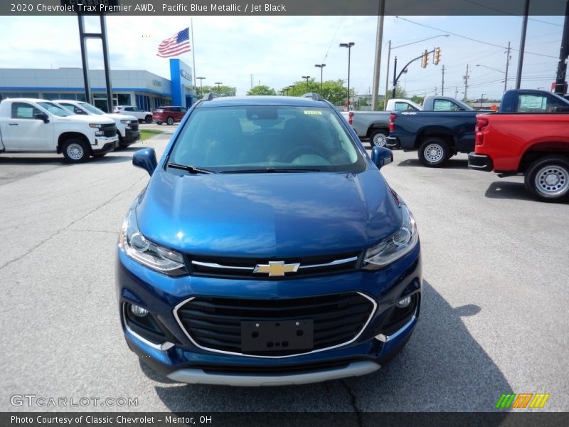Pacific Blue Metallic / Jet Black 2020 Chevrolet Trax Premier AWD