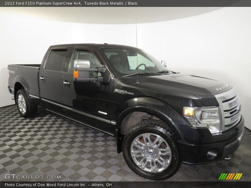 Tuxedo Black Metallic / Black 2013 Ford F150 Platinum SuperCrew 4x4