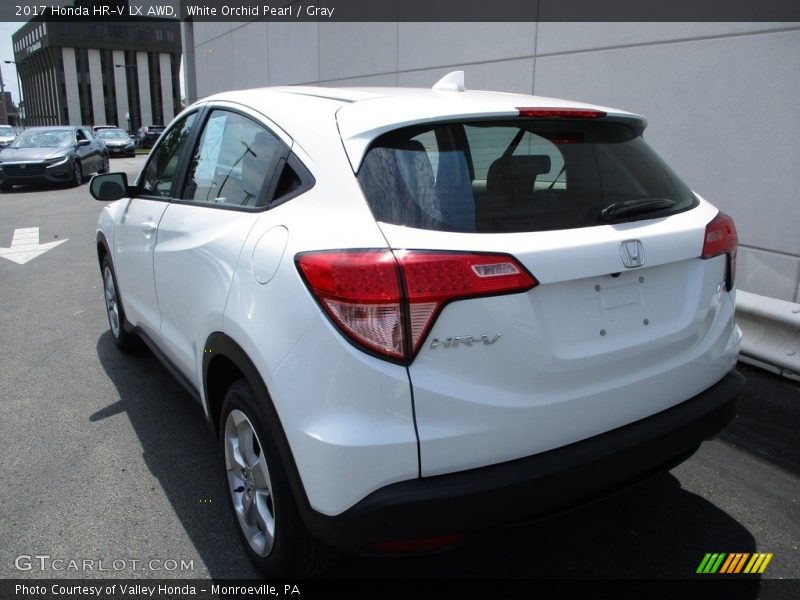 White Orchid Pearl / Gray 2017 Honda HR-V LX AWD