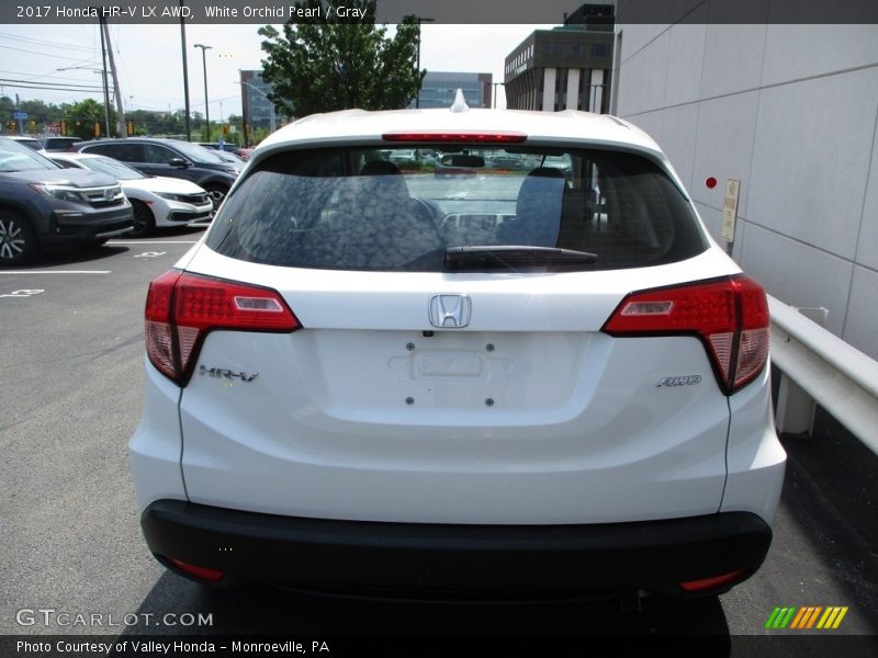 White Orchid Pearl / Gray 2017 Honda HR-V LX AWD