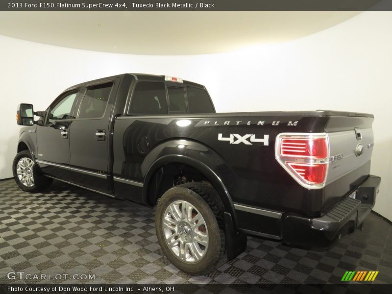 Tuxedo Black Metallic / Black 2013 Ford F150 Platinum SuperCrew 4x4