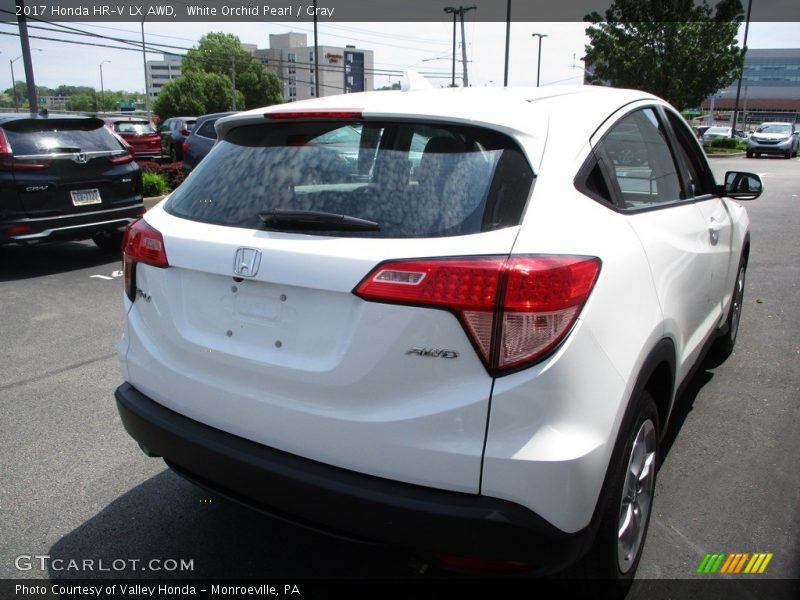 White Orchid Pearl / Gray 2017 Honda HR-V LX AWD